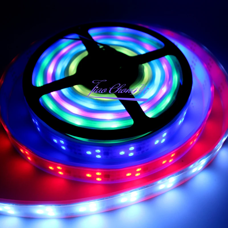 5 м 450 светодиодный s WS2811 16703 90 светодиодный/м DC12V RGB Мечта полноцветный светодиодный полосы адресуемый мечта полноцветный IP67 водонепроницаемый