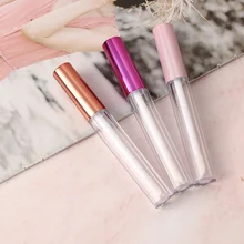 

1PC 2.5 ML Empty lip gloss tube Mini Refillable Bottle Lipgloss Sample lip balm bottle container Beauty Tool With Rubber Insert