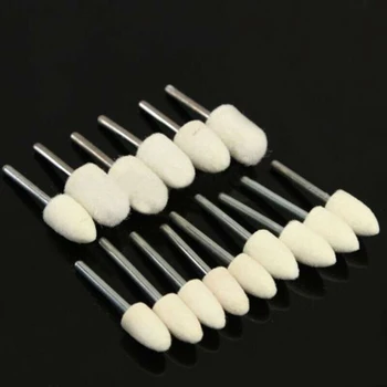 

Fixture Felt Buffing Wheels Power Tool 25pcs Parts Polishing Buffer Disc