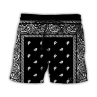New Bandana Pattern 3D Print Causal Clothing Fashion Men Women Tracksuits Crewneck Hip Hop Shorts Plus size S-7XL 1