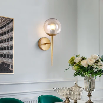 

Modern home decoration wall light bedroom bedside light fixtures living room wall lamp loft staircase indoor lighting sconces