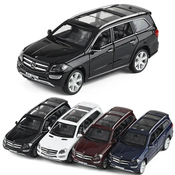 

1:32 high simulation GL500 alloy car model children's toy car model decoration with Sound and light for children gifts