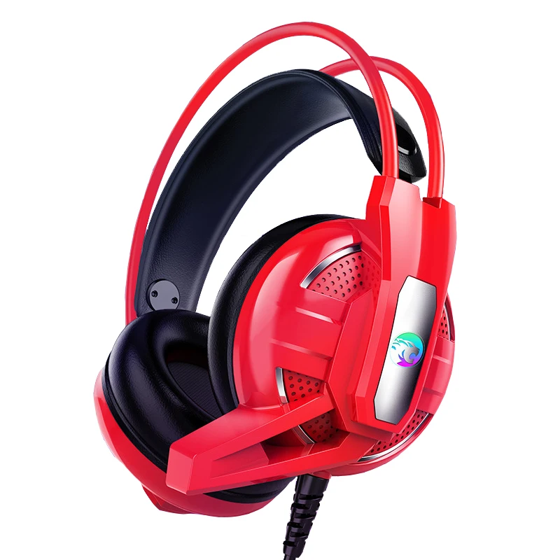 Игровые наушники PS4 4D стерео RGB Marquee наушники Проводная игровая гарнитура с микрофоном для нового Xbox One/ноутбука/ПК планшета геймера - Цвет: Red-breath light