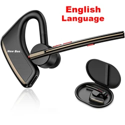 Wireless Bluetooth Headset with Dual Mic and Noise Cancelling (M50 English Gun)