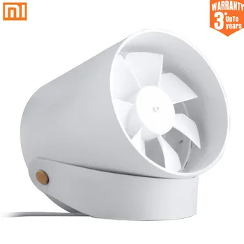 

New Xiaomi Vh Mini Fan Portable Ventiladors Usb Mijia Fan Ultra Quiet Smart Touch Summer Cooler Double Leaf Office Desktop Fan