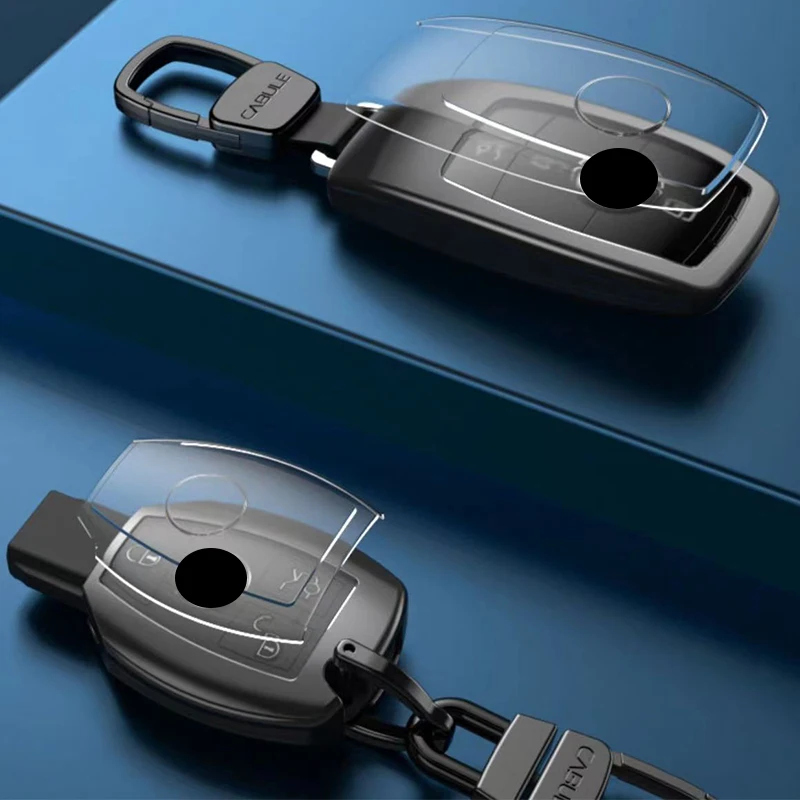 

For Mercedes Benz A B C E S Class W204 W205 W212 W213 W176/7 GLC CLA AMG Remote Smart Car key Case Cover Zinc Alloy key Set Bag