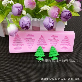 

Christmas Tree Modeling Silicone Cake Mould Fondant Tool Chocolate Mold Bakery