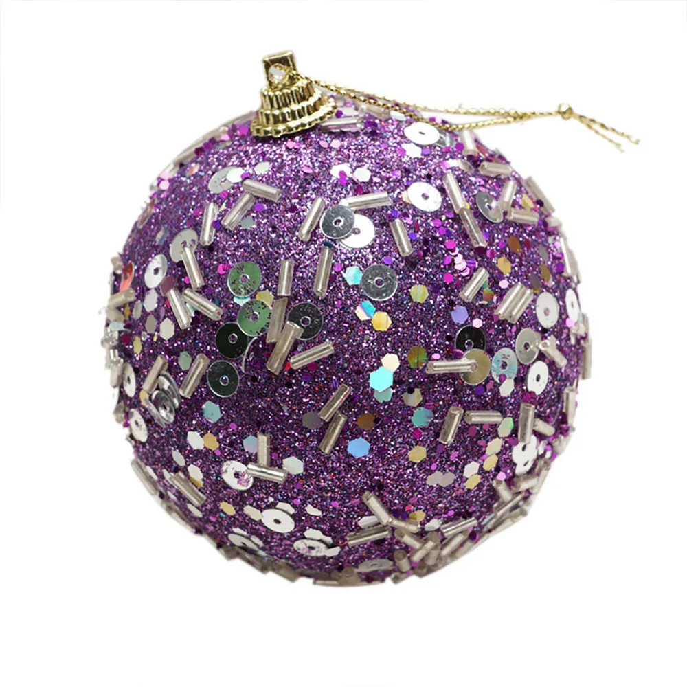 Рождественские блестящие шары со стразами Bolas De Navidad Рождественские елочные украшения Adornos Arbol Navidad Рождественские шары