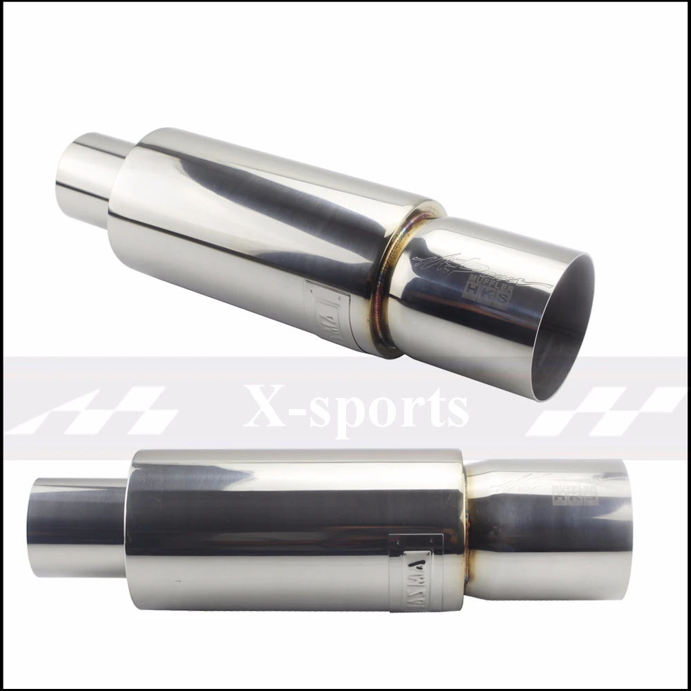 Best Car Exhaust Systems Muffler Tip Tail Pipe High Quality Universal Stainless Steel O.D 51 57 63 mm 5 Colors Silencer tail pipe