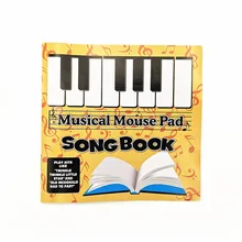 Горячая мягкий пластиковый коврик для Мыши Эргономичный фортепианный ключ шаблон коврик для мыши с поддержкой запястья