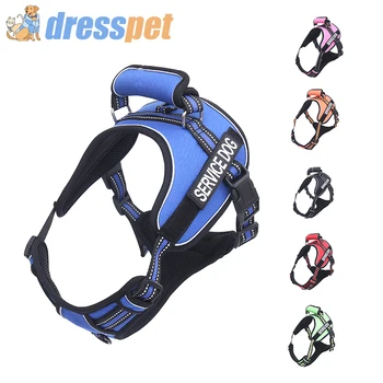 

High Quality Dog Harness Explosion-proof Vest Outdoor Reflective Harnesses For Small Large Dogs French Bulldog Pug dresspet