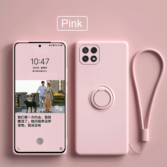 Silicone Magnetic Ring Holder Case For Samsung Galaxy A22s Case On Samsung A22s A22 s 5G Stand Strap Ring Silicon Cover