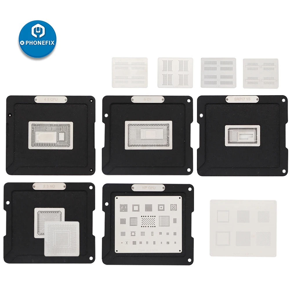 DS-908 BGA трафарет для пайки набор инструментов для всех BGA чипов Macbook Air/Pro Macbook 2010- Оловянная посадочная платформа