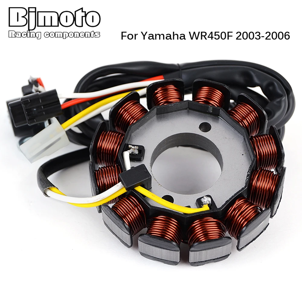 

Motorcycle Magneto Generator Alternator Engine Stator Charging Coil For Yamaha WR450F 2003 2004 2005 2006