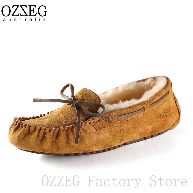 OZZEG/Роскошная брендовая дизайнерская обувь Женская зимняя из натуральной кожи на