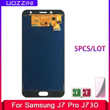 

5 Pcs/Lot 5.5'' LCD Display For SAMSUNG Galaxy J7 Pro J730 Lcds For SAMSUNG J7 2017 Touch Screen Digitizer Assembly