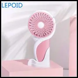 LEPOID вентилятор портативный ручной с перезаряжаемой встроенной батареей 800mA USB порт удобный воздушный мини-вентилятор для охлаждения для умного дома