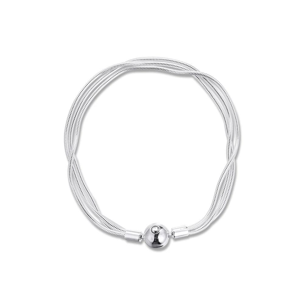 925  Ƽ ũ ü  , Pulseras Mujer Bijoux Femme Sterling Silver Jewelry Plata De Ley