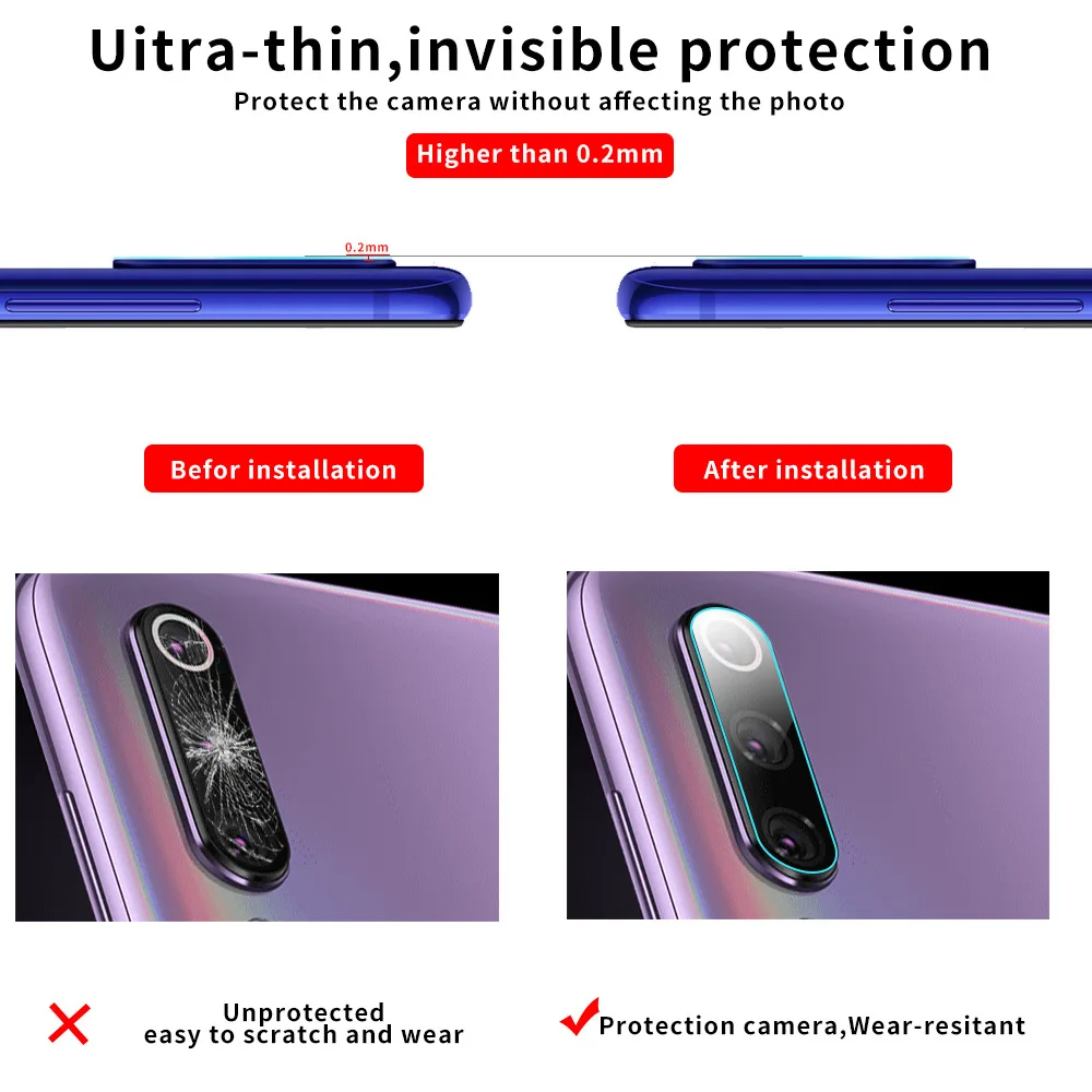 Закаленное стекло для Xiaomi mi 9 Se 9T mi 9T A3 Red mi K20 A3 Lite Max 3 Защитная пленка для объектива камеры CC9 CC9e