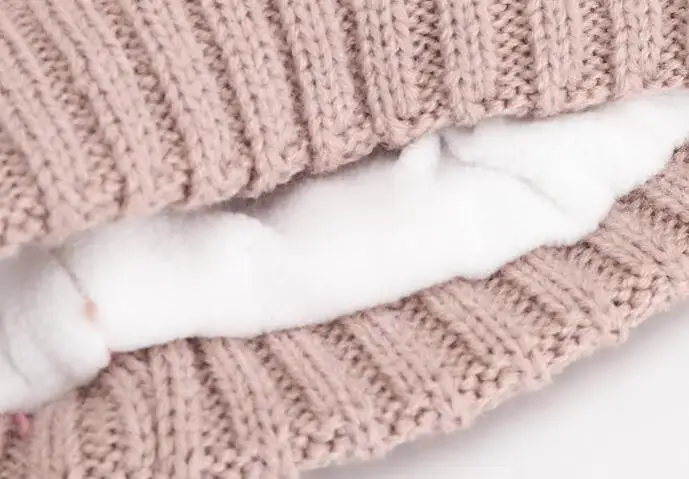 Unicorn Sequin Knitted Wool Beanie Hat