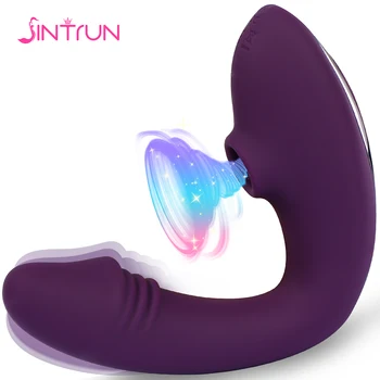 Silicone Vagina Sucking Vibrators 10 Speed Vibrating Oral Sex Clit Sucker Clitoris Stimulator Sex Toys for Woman Masturbation 6