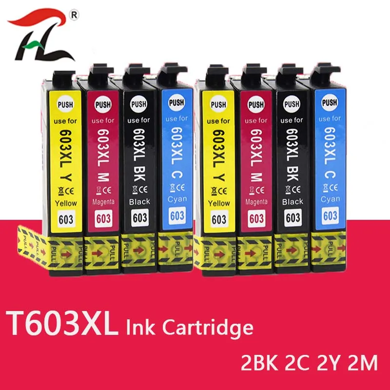 Cartucho de Tinta Compatível para Impressora Epson 603 xl E603 xp 2100 2105 3100 3105 4100 4105 2810 2830 603xl
