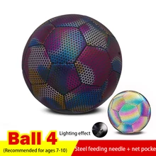 Soccer Ball Luminous Football Night Light Noctilucent Children Train Reflective Ball Men Women Glowing Soccer Sport Accessories