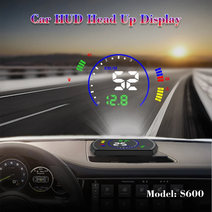 Цифровые спидометры Hud Дисплей 5,8 дюймов большой экран с одометром для вождения сигнализация превышения скорости CSL88