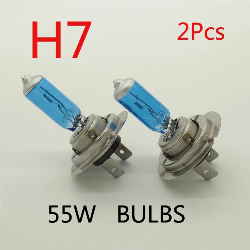 1 пара H7 55w 5000k ксеноновый супер белый эффект, головной светильник, светильник, лампы