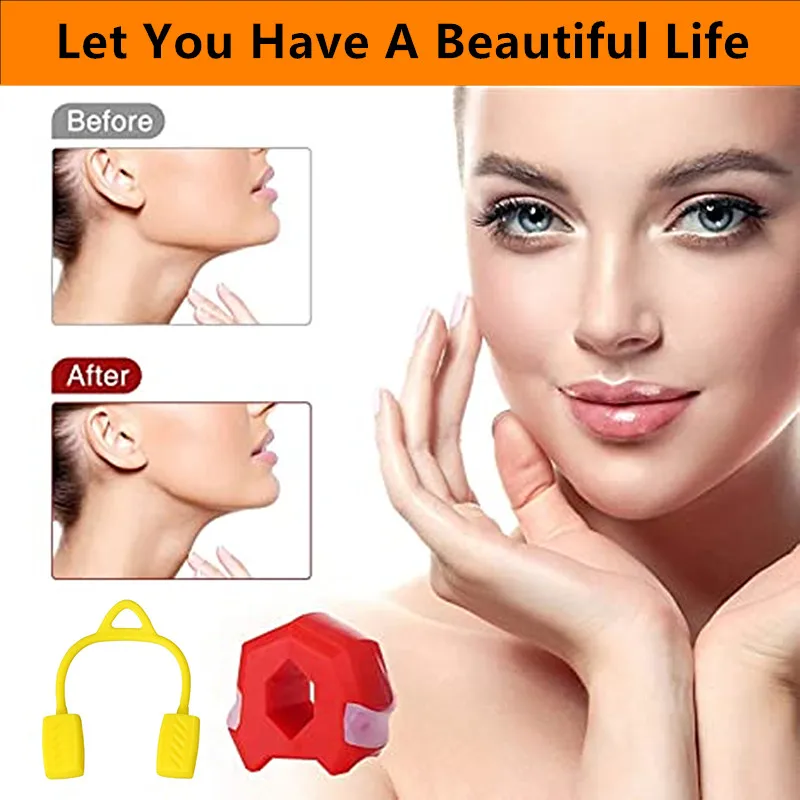 30/40/50lbs Upgraded Jaw Exerciser And Neck Toning, Jawline Exerciser For Men And Women, Face Muscle Trainin Double Chin Reducer