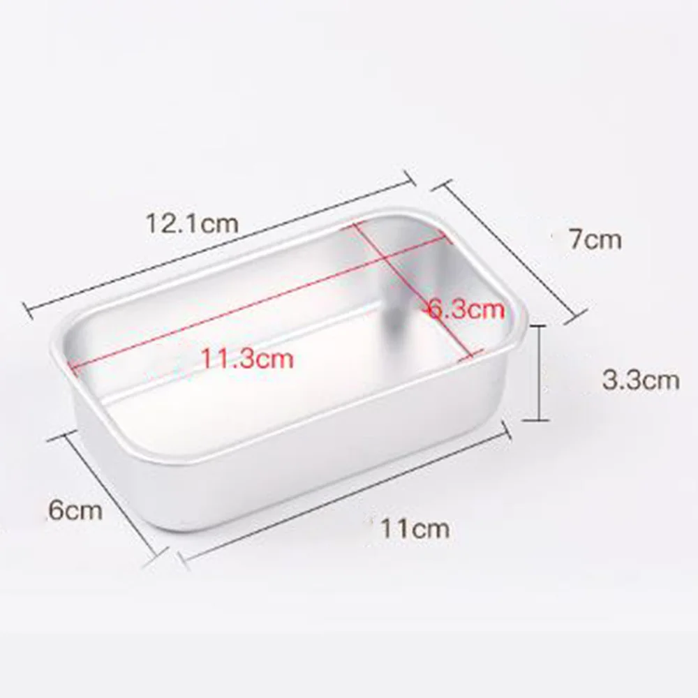 Прямоугольная форма для хлеба пирога сковорода алюминиевая коробка снежных