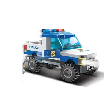 

Compatible City Police Pickup Truck Blocks 84pcs Bricks Building Block Sets Educational Toys For Children