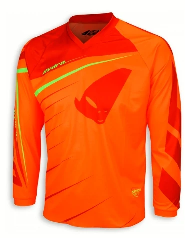 Зеленый Длинный рукав, новинка, Велоспорт, moto cross racing, бездорожье, DH, moto cross jersey, ufocamisa, mtb, mx moto - Цвет: Зеленый