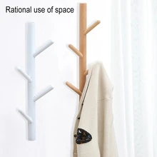 Porte manteau en bois créatif, style nordique, crochet de rangement pour vêtements, cintre mural, décoration de la maison