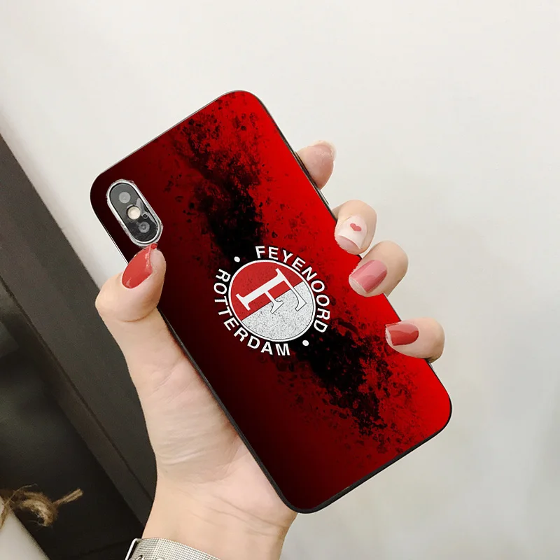 Чехол для телефона Feyenoord Rotterdam FC DIY чехол Robin Van Perisie Shell мягкий TPU чехол для iPhone X XR XS MAX 7 8 7plus 6 6S 5S 5