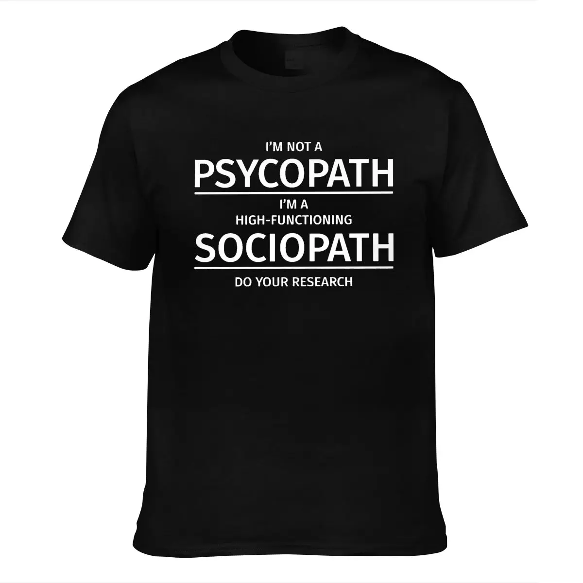 

Sherlock Holmes Sociopath Funny T Shirt Psychopath Funny Humour I Am Sherlocked New Tops 2019 Print Letters Men T Shirt