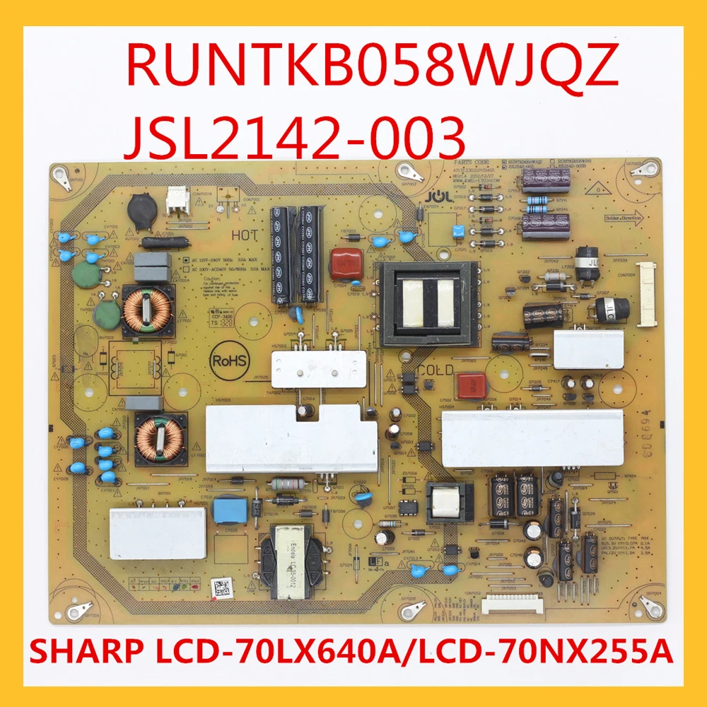 Плата поддержки питания RUNTKB058WJQZ JSL2142 003 для SHARP LCD 70LX640A 70NX255A источник RUNTK|Печатные