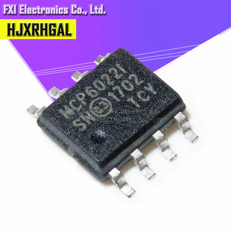 10 шт. MCP6022-I/SN MCP6022-I лапками углублением SOP-8 СОП MCP6022 SMD новый оригинальный |