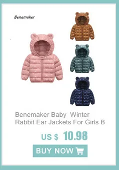 Baby Girls Jacket Autumn Winter Jacket For Girls Coat Kids Warm Hooded Outerwear Coat For Boys Coat Children Clothes YJ108