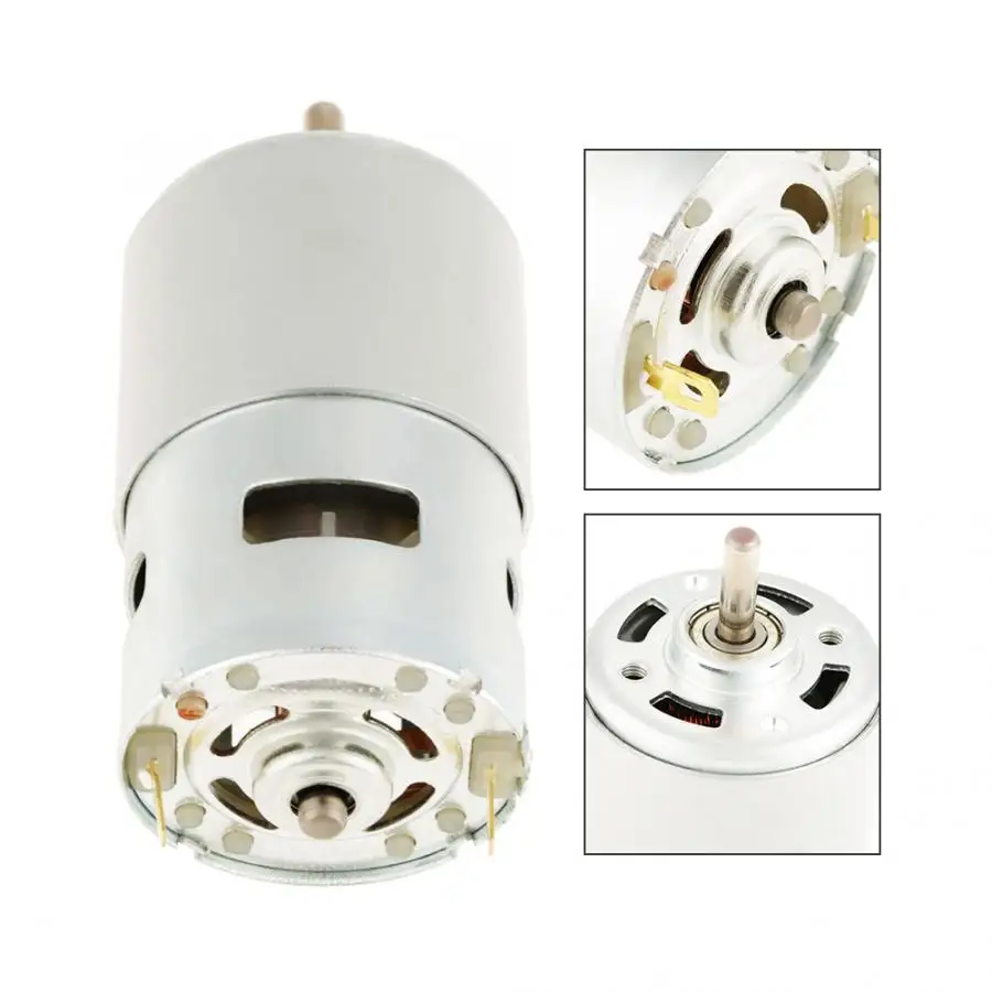 795 двигатель постоянного тока 12V 60W 12000RPM Высокий двойной шариковый подшипник мини электрический двигатель большой низкая Шум