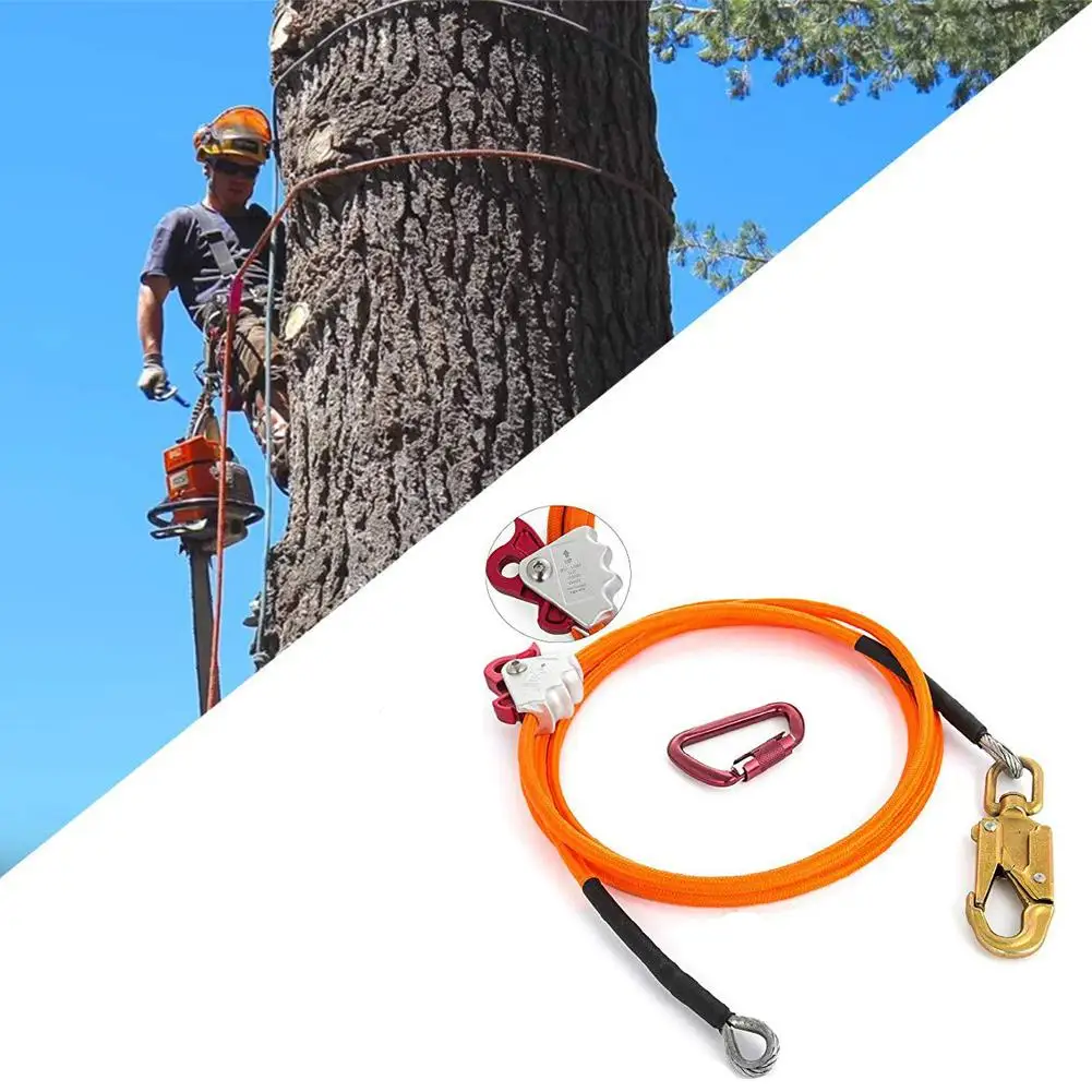 Трос для альпинизма Arbor стальной проволочный сердечник комплект флип линий