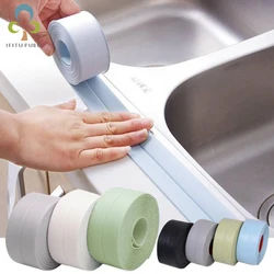 320cmx2.2cm / 320cmx3.8cm 1roll PVC Material Kitchen Bathroom Wall Sealing Tape Waterproof Mold Proof Adhesive Tape 2021 New GYH