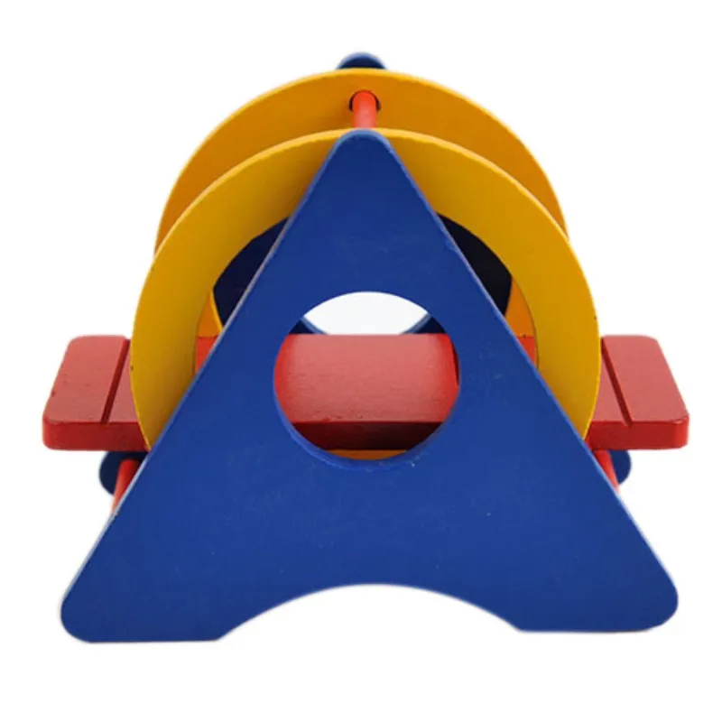 Hamster Rainbow Swing Fun Cute Seesaw Pet Toy Wooden Hamster Play Toys For Small Animals
