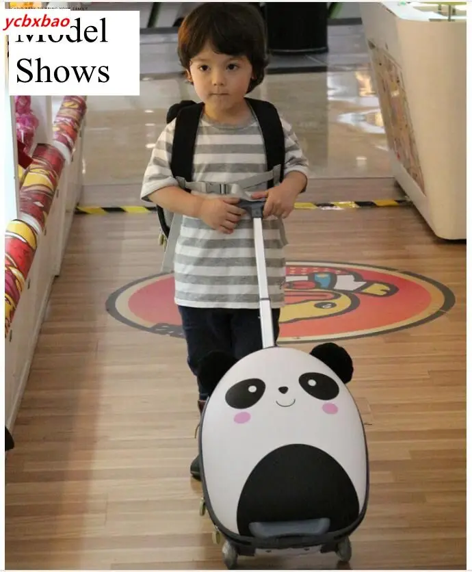 

Cartoon Suitcase for Kid Children Travel Trolley Backpack Suitcase for Boys Wheeled Suitcase for Girls Trolley for School Bag