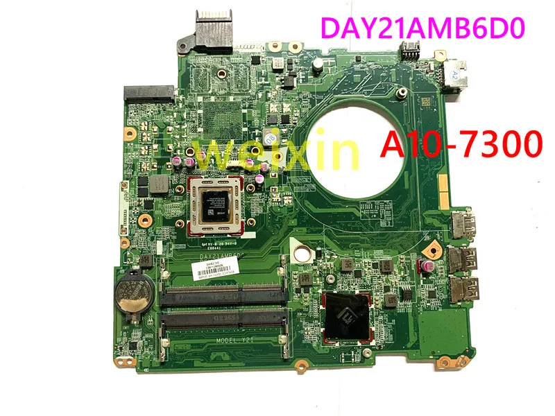 Материнская плата для ноутбука HP 15-P390NR 15-P 826947-601 826947-501 826947-001 A10-7300 Y21 DAY21AMB6D0 100%