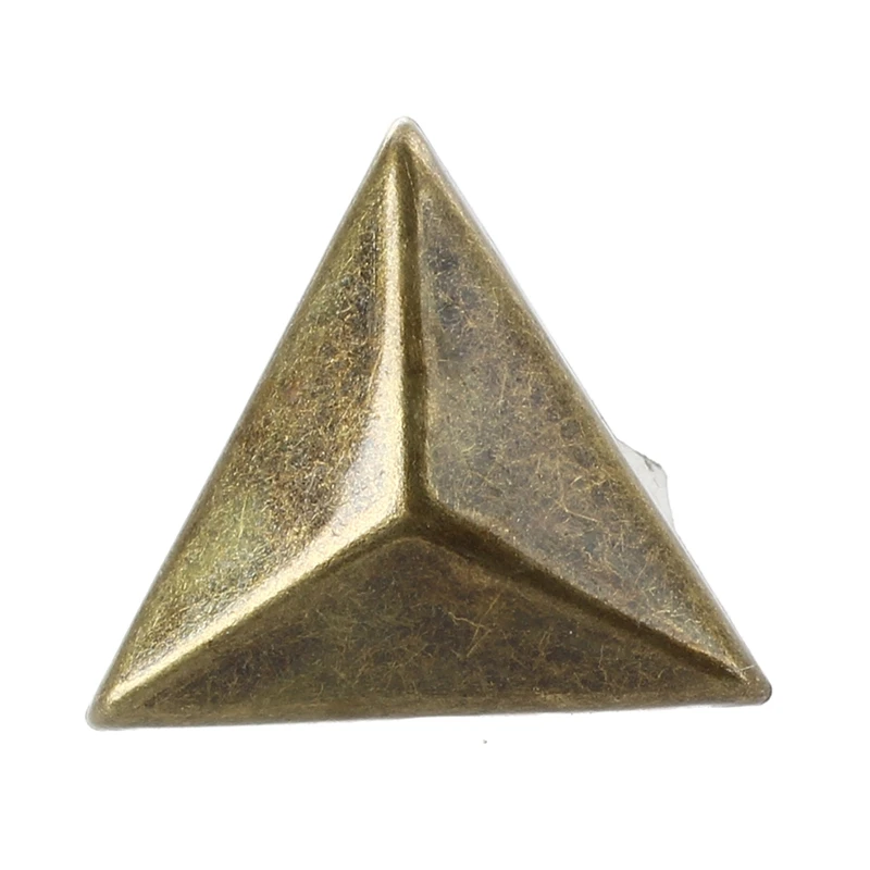 100X Supports Metal Spikes rivets 14mm for bag / shoes / gloves