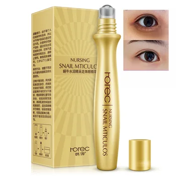 

ROREC Eye Serum Anti-Wrinkle Snail Essence for Eyes Cream Dark Circle Cream Snail Hyaluronic Acid Korean Cosmetics Skin Care