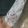Mryarce 2022 Trending Flexible Long Sleeves Lace Bohemian Wedding Dress Open Back Bridal Gowns 5