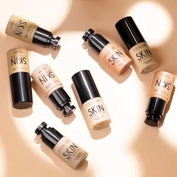 

Focallure Foundation Face makeup 8 colors Foundation Liquid Invisible Wrinkle Natural Base make up