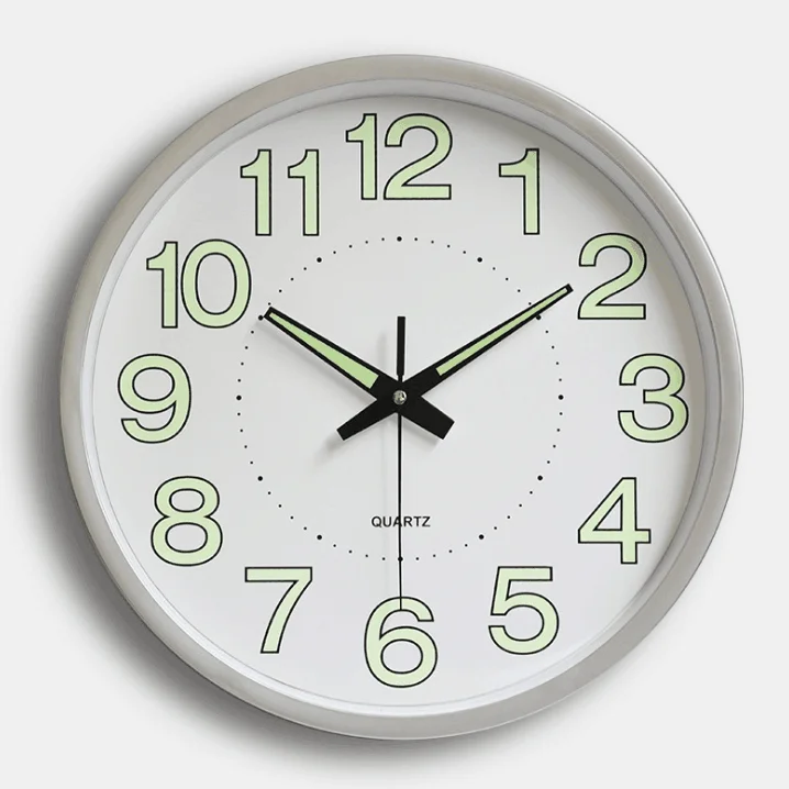 Светящиеся Настенные часы большие часы Horloge 3D DIY акриловые зеркальные наклейки кварцевые Duvar Saat Klock современный немой - Цвет: sliver
